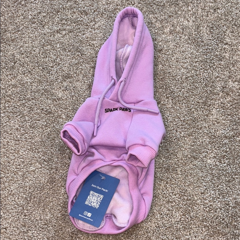 Spark Paws Orchid Purple Dog Hoodie